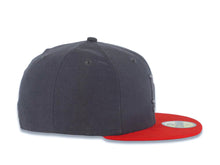 Load image into Gallery viewer, Los Angeles Dodgers New Era MLB 59FIFTY 5950 Fitted Cap Hat Dark Gray Crown Red Visor Gray Logo