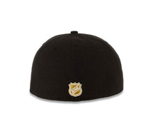 Load image into Gallery viewer, Chicago Blackhawks New Era NHL 59FIFTY 5950 Fitted Slither Cap Hat Black Crown Gold Visor Weat/Gold Logo
