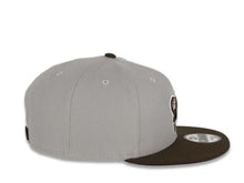 Load image into Gallery viewer, San Diego Padres New Era MLB 9Fifty 950 Snapback Cap Hat Gray Crown Brown Visor Brown/Gold/White Friar Logo