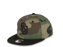 Load image into Gallery viewer, (Youth) San Diego Padres New Era MLB 9FIFTY 950 Snapback Cap Hat Camo Crown Black Visor Black Logo