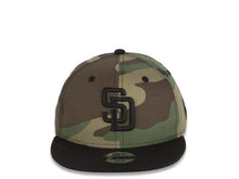 Load image into Gallery viewer, (Youth) San Diego Padres New Era MLB 9FIFTY 950 Snapback Cap Hat Camo Crown Black Visor Black Logo