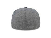 Load image into Gallery viewer, West Coast New Era 59FIFTY 5950 Fitted Cap Hat Gray Heather Crown Black Visor Black Script Logo