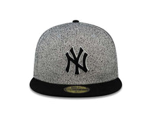 Load image into Gallery viewer, New York Yankees New Era MLB 59FIFTY 5950 Fitted Cap Hat White Crown Black Visor Black/White Logo Spec