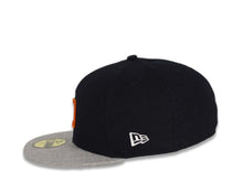 Load image into Gallery viewer, San Diego Padres New Era MLB 59FIFTY 5950 Fitted Cap Hat Navy Crown Heather Gray Visor White/Orange Logo
