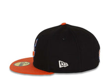 Load image into Gallery viewer, San Diego Gulls New Era AHL 59FIFTY 5950 Fitted Cap Hat Black Crown Orange Visor Team Color Logo