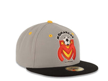Load image into Gallery viewer, Morelia Monarcas New Era 59FIFTY 5950 Fitted Cap Hat Gray Crown Black Visor Team Color Logo