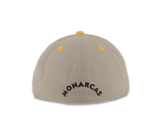 Load image into Gallery viewer, Morelia Monarcas New Era 59FIFTY 5950 Fitted Cap Hat Gray Crown Black Visor Team Color Logo