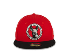 Load image into Gallery viewer, Xolos de Tijuana New Era Liga MX 59FIFTY 5950 Fitted Cap Hat Red Crown Black Visor Team Color Logo