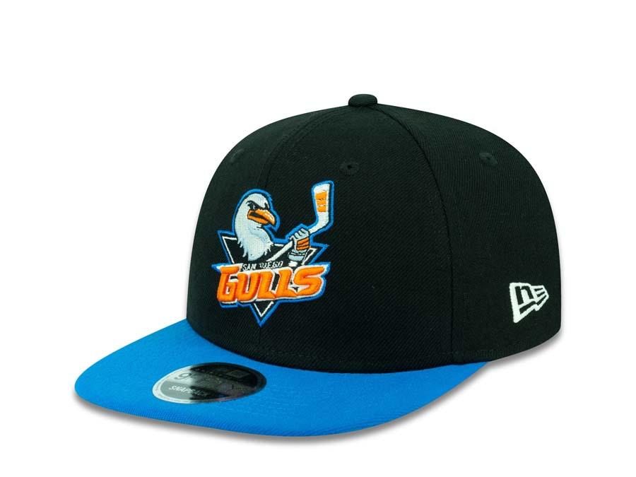 New Era 9FIFTY San Diego Gulls Snapback Hat Black Blue