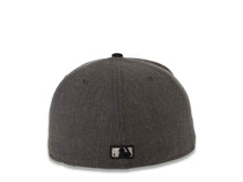 Load image into Gallery viewer, Boston Red Sox New Era MLB 59FIFTY 5950 Fitted Cap Hat Dark Heather Gray Crown Black Visor Black/White Logo