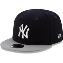 Load image into Gallery viewer, (Infant) New York Yankees New Era MLB 9FIFTY 950 Snapback Cap Hat Navy Crown Gray Visor Team Color Logo (My 1st First)