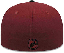 Load image into Gallery viewer, Chicago Blackhawks New Era NHL 59FIFTY 5950 Fitted Cap Hat Cardinal Crown Black Visor Team Color Logo