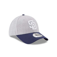 Load image into Gallery viewer, San Diego Padres New Era MLB 9FORTY 940 Adjustable Cap Hat Heather Gray Crown Navy Visor White Logo