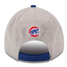 Load image into Gallery viewer, Chicago Cubs New Era MLB 9FORTY 940 Adjustable Cap Hat Heather Gray Crown Royal Blue Visor Red/Royal Blue Logo