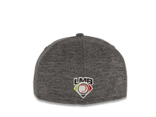 Load image into Gallery viewer, Tijuana Toros New Era LMB 59FIFTY 5950 Fitted Cap Hat Shadow Tech Dark Gray Crown Black Visor Black Logo