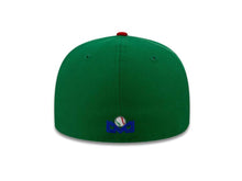 Load image into Gallery viewer, Mexico Carribean Serie New Era WBC 59FIFTY 5950 Fitted Cap Hat Green Crown Red Visor White/Red Logo