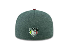 Load image into Gallery viewer, Tijuana Toros New Era LMB 59FIFTY 5950 Fitted Cap Hat Shadow Tech Dark Gray Crown Cardinal Visor Cardinal Logo