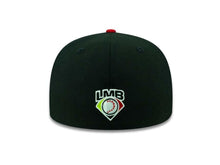 Load image into Gallery viewer, Tijuana Toros New Era LMB 59FIFTY 5950 Fitted Cap Hat Black Crown Red Visor White/Red Logo