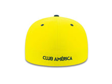 Load image into Gallery viewer, Club America New Era 59FIFTY 5950 Fitted Cap Hat Yellow Crown Navy Visor Team Color Logo