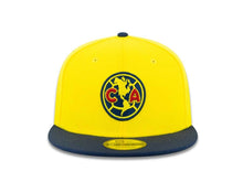 Load image into Gallery viewer, Club America New Era 9FIFTY 950 Snapback Cap Hat Yellow Crown Navy Visor Team Color Logo