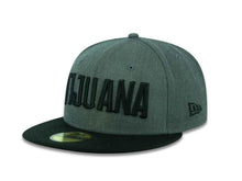Load image into Gallery viewer, Tijuana Toros New Era LMB 59FIFTY 5950 Fitted Cap Hat Heather Dark Gray Crown Black Visor Black "TIJUANA" Logo