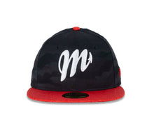 Load image into Gallery viewer, Mexico DIABLOS New Era 59FIFTY 5950 Fitted Cap Hat Black Crown Red Visor White Logo
