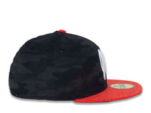Load image into Gallery viewer, Mexico DIABLOS New Era 59FIFTY 5950 Fitted Cap Hat Black Crown Red Visor White Logo