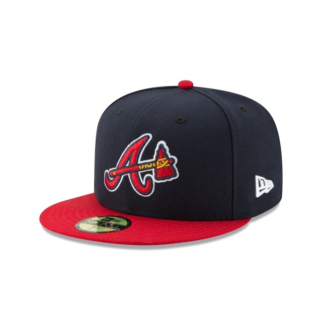 Youth) Atlanta Braves New Era MLB 59FIFTY 5950 Kid Fitted Cap Hat