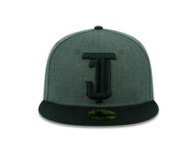 Load image into Gallery viewer, Tijuana Toros New Era LMB 59FIFTY 5950 Fitted Cap Hat Heather Dark Gray Crown Black Visor Black Logo
