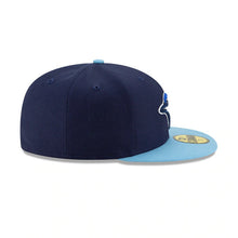 Load image into Gallery viewer, Toronto Blue Jays New Era MLB 59FIFTY 5950 Fitted Cap Hat Navy Crown Sky Blue Visor Team Color Logo