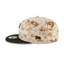 Load image into Gallery viewer, Pittsburgh Pirates New Era MLB 59FIFTY 5950 Fitted Cap Hat Camo Digital Crown Black Visor Black/Yellow Logo