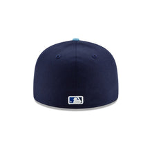 Load image into Gallery viewer, (Youth) Toronto Blue Jays New Era MLB 59FIFTY 5950 Fitted Cap Hat Navy Crown Sky Blue Visor Team Color Logo