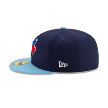 Load image into Gallery viewer, (Youth) Toronto Blue Jays New Era MLB 59FIFTY 5950 Fitted Cap Hat Navy Crown Sky Blue Visor Team Color Logo
