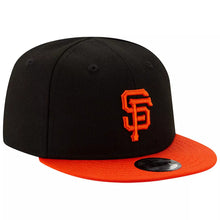 Load image into Gallery viewer, (Infant) San Francisco Giants New Era MLB 9FIFTY 950 Snapback Cap Hat Black Crown Orange Visor Orange Logo (My 1st First)