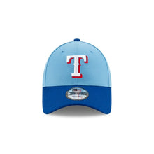Load image into Gallery viewer, Texas Rangers New Era MLB 9FORTY 940 Adjustable Cap Hat Sky Blue Crown Royal Blue Visor White/Red Logo