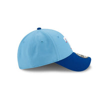 Load image into Gallery viewer, Texas Rangers New Era MLB 9FORTY 940 Adjustable Cap Hat Sky Blue Crown Royal Blue Visor White/Red Logo