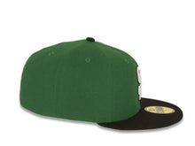 Load image into Gallery viewer, San Diego Padres New Era MLB 59FIFTY 5950 Fitted Cap Hat Green Crown Black Visor White/Black Logo