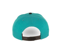 Load image into Gallery viewer, Florida Marlins '47 Brand MLB MVP Adjustable Snapback Closure Cap Hat Teal Crown Black Visor Team Color Logo 1997 World Series Side Patch Gray UV