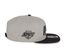 Load image into Gallery viewer, Los Angeles Kings '47 NHL Snapback Cap Hat Gray Crown Black Visor Black/White Script Retro Logo
