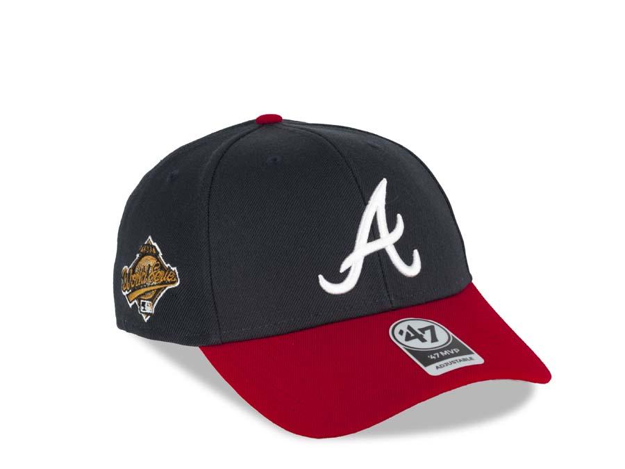 Atlanta Braves '47 Brand MLB MVP Adjustable Snapback Closure Cap Hat T –  Capland