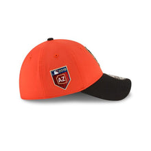 Load image into Gallery viewer, San Francisco Giants New Era MLB 39THIRTY 3930 Flexfit Cap Hat Orange Crown Black Visor Black/Gold Logo
