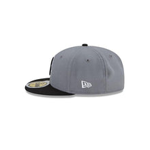 Load image into Gallery viewer, (Youth) Boston Red Sox New Era MLB 59FIFTY 5950 Fitted Cap Hat Dark Gray Crown Black Visor Black/White Logo