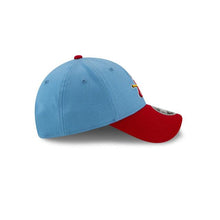 Load image into Gallery viewer, Spring Field Cardinals New Era MiLB 9FORTY 940 Adjustable Cap Hat Sky Blue Crown Red Visor "Bird" Logo
