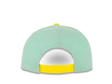 Load image into Gallery viewer, San Diego Padres New Era MLB 9FIFTY 950 Snapback Cap Hat Blue Tint Crown Yellow Visor White/Yellow Logo Two-Tone (Color Pack)