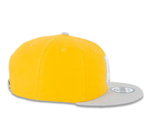 Load image into Gallery viewer, Los Angeles Dodgers New Era MLB 9FIFTY 950 Snapback Cap Hat Yellow Crown Medium Silver (Light Gray) Visor White/ Medium Silver (Light Gray) Logo Two-Tone (Color Pack)