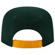 Load image into Gallery viewer, (Infant) Oakland Athletics New Era MLB 9FIFTY 950 Snapback Cap Hat Dark Green Crown Yellow Visor White Logo Two Tone (My 1st First)