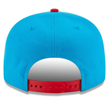 Load image into Gallery viewer, Miami Marlins New Era MLB 9FIFTY 950 Snapback Cap Hat Blue Crown Red Visor Blue/Red Logo (2022 City Connect)