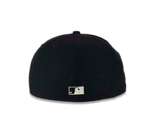 Load image into Gallery viewer, San Diego Padres New Era MLB 59FIFTY 5950 Fitted Cap Hat Black Crown Pink Visor Soft Yellow/Pink “Friar” Logo 1992 All-Star Game Side Patch Soft Yellow UV