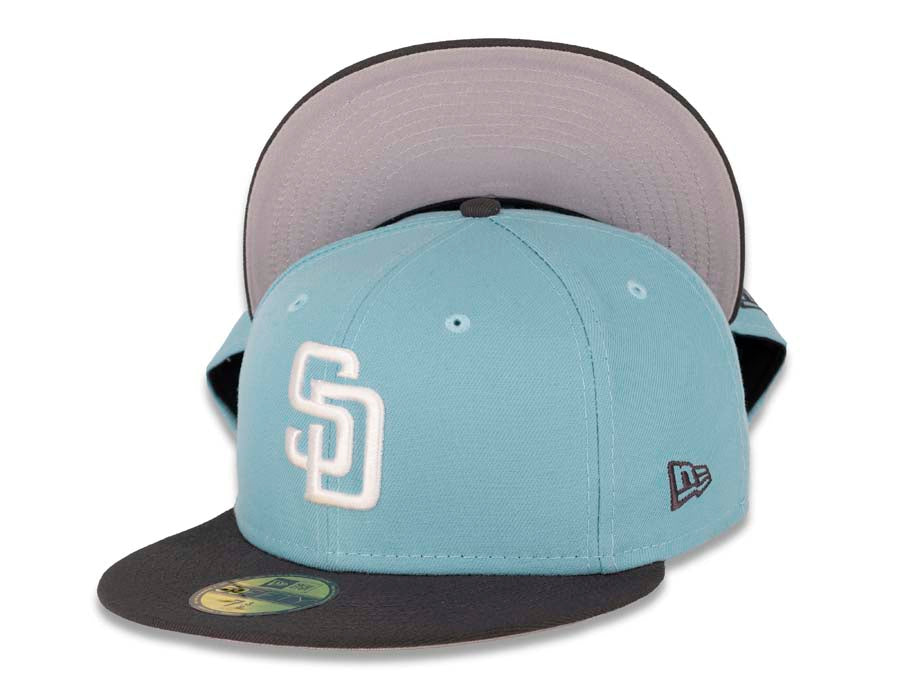 San Diego Padres New Era Color Pack 59FIFTY Fitted Hat - Light Blue