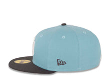 Load image into Gallery viewer, San Diego Padres New Era MLB 59FIFTY 5950 Fitted Cap Hat Light Blue Crown Dark Gray Visor White Logo (Color Pack)